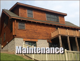  Mount Vernon, Virginia Log Home Maintenance